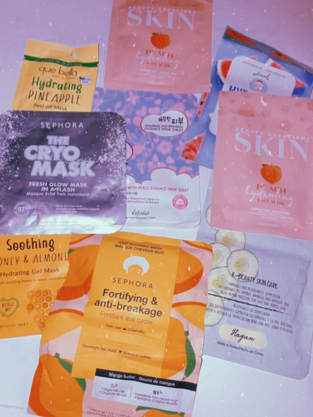 Face mask and hair mask bundle